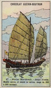 Chinesische Dschunke von French School