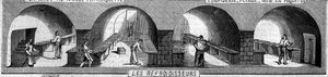 Schokoladenherstellung: Kühler. Usine de M. Masson, Paris.