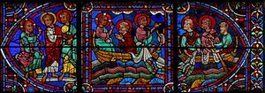 Christus - ruft Jakobus und Johannes von French School