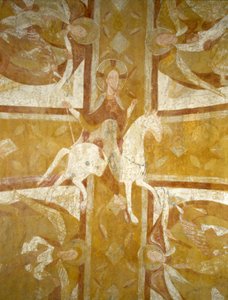 Christus zu Pferd (11. Jahrhundert), Kathedrale von Auxerre, Krypta.