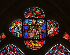 Christus mit den Symbolen der Evangelisten