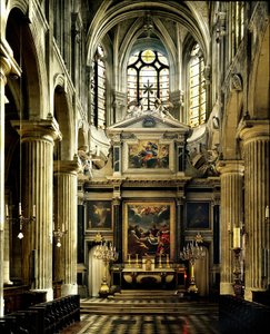 Kirche Saint Nicolas des Champs in Paris von French School