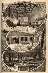 Cirey-sur-Vezouze (Meurthe-et-Moselle) - MANUFACTURE DES GLACES - Gravur in „PATRIE“ - DESCRIPTION PICTURESQUE DE LA FRANCE EN 6 VOLUMES BY LUCIEN HUARD - Ende 19. Jahrhundert von French School