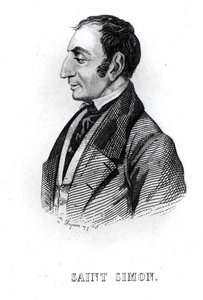 Claude Henri de Rouvroy (1760-1825) Comte de Saint-Simon, 18.-19. Jahrhundert