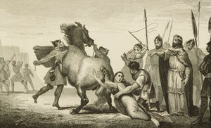 Chlothar II. bei der Hinrichtung von Königin Brunhilda, aus 