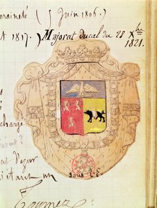 Wappen von Charles Maurice de Talleyrand-Périgord (1754-1838) Prinz von Benevento