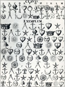 Geheime Sprache, aus Cryptographia, oder geheime Schrifft mund und wurckliche Correspondenss von Johann Balthasar Friderici, veröffentlicht in Hamburg 1685 von French School