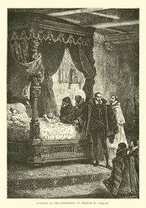 Coligny am Sterbebett von Franz II. von French School