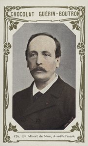 Graf Albert de Mun, Akademie-Francaise von French School