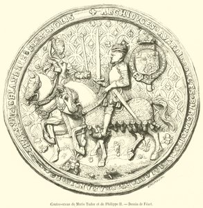 Gegensiegel von Maria Tudor und Philipp II.