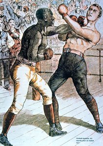 Corbett-Jackson: 61 Runden für ein No Match! 1891 von French School