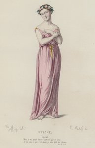 Corneille, Psyche, Akt III, Szene III (farbiger Stich)