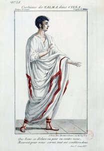 Kostüm des Komödianten François-Joseph Talma in der Tragödie „Cinna ou la Clémence d