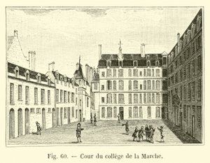 Hof des Kollegs von La Marche
