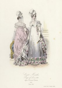 Hofmäntel, Regierungszeit von Ludwig XVIII. von Frankreich von French School