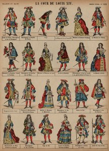 Hof von König Ludwig XIV. von Frankreich von French School