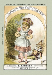 Cover - Wenn wir wie das Baby des Titels lachen, sagen wir A A A A A A A A A - im „Alphabet des petits savants“, späte 19. Jahrhundert