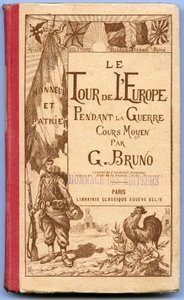 Buchumschlag „Die Europareise während des Krieges“ von G. Bruno von French School
