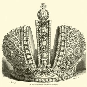 Krone von Elisabeth von Russland von French School