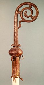 Bischofsstab von Kanzler Guerin, Bischof von Senlis von 1213-27 von French School