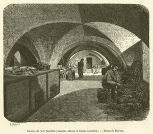 Cuisines du lycee Napoleon, ancienne Abbaye de Sainte-Genevieve von French School