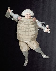 Ausschnitt von Louis Riqueti, Viscount von Mirabeau, genannt Mirabeau-Tonneau, ca. 1790 von French School