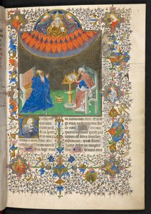 David und der Herr, Brevier von Johann dem Furchtlosen, Add. 35311, f.8r von French School