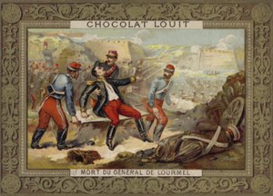Tod von General Lourmel, Schlacht von Inkerman, Krimkrieg, 1854 von French School