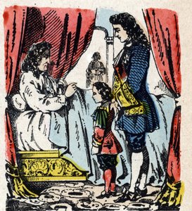 Tod von Ludwig XIV. in Versailles, 1. September von French School