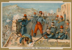 Verteidigung von Mazagran durch die Franzosen, Algerien, 1840