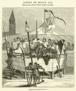 Degradierung eines Ritters (Gravur) von French School