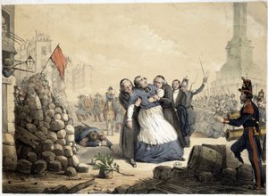 Denis Affre, Erzbischof von Paris, Märtyrer (25. Juni 1848) von French School