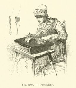 Dentelliere (Stich) von French School