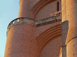 Detail des Mauerwerks des Westturms (Detail)