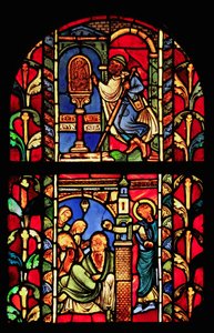Das St. Nikolaus-Fenster von French School