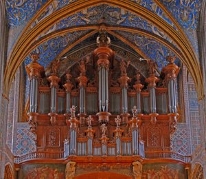 Darstellung der Orgel