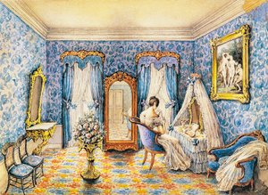 Entwurf für ein Boudoir von French School