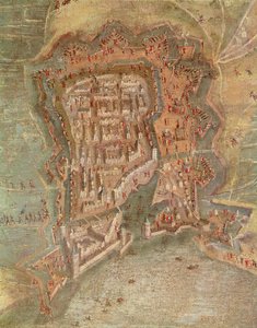 Detail - Die Belagerung von La Rochelle durch die Truppen von Kardinal Richelieu 1627-68 von French School