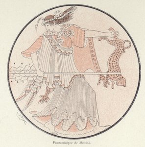 Detail der griechischen Keramik