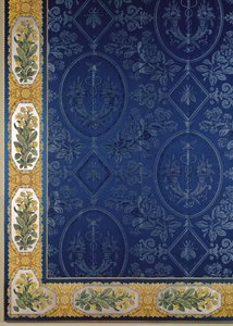 Detail eines Wandteppichs, aus der Maison Grand Freres, Lyon von French School