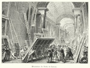Verwüstung des Louvre-Museums