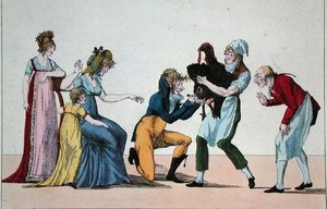 Dindonnade oder Der Rivale der Impfung, um 1800
