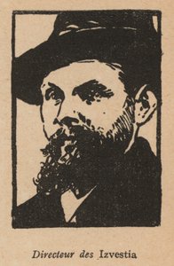 Direktor der sowjetischen Zeitung Izvestia von French School