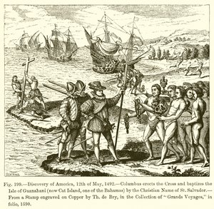 Entdeckung Amerikas, 12. Mai 1492 von French School