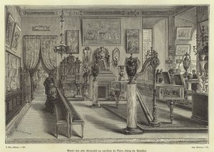 Ausstellung von Wohnzimmermöbeln, Pavillon de Flore, Louvre, Paris von French School