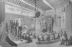 Zeichenunterricht von Skulpturen, Royal Free School of Art von French School