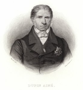 Dupin Aîné - Französischer Politiker und Präsident der Abgeordnetenkammer (1783-1865) von French School
