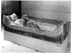Grabfigur von Eleonore von Aquitanien (ca. 1122-1204) Königin von Frankreich, dann von England