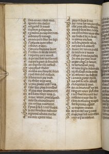 Egerton MS 881 f.65v, Guillaume de Lorris und Jean de Meun, Roman de la Rose von French School