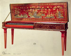 Clavichord aus dem achtzehnten Jahrhundert